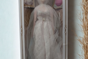Princess Sweet Girl Doll in Bridal White Dress